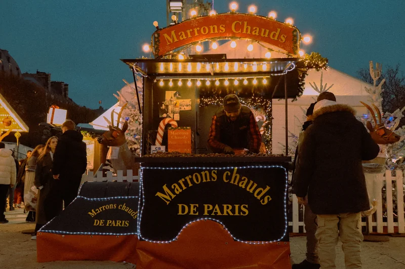 Affiche de Marché de Noël au Pays des bûcherons