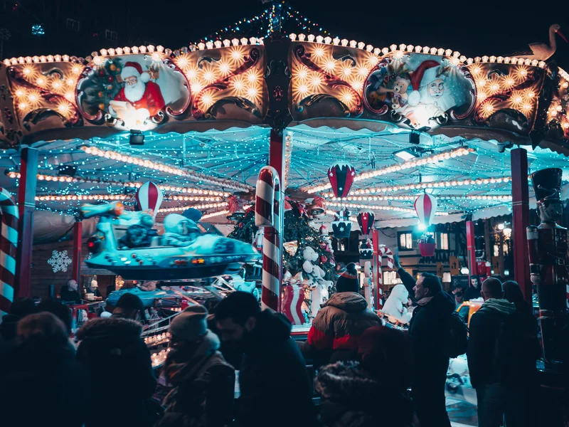 Affiche de Marché de Noël du Haras national du Pin