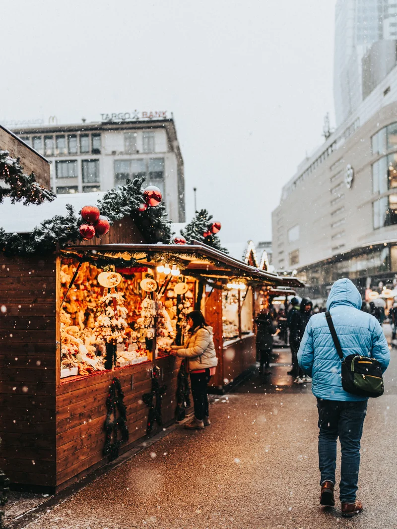 Affiche de Marché de Noël de la MJC