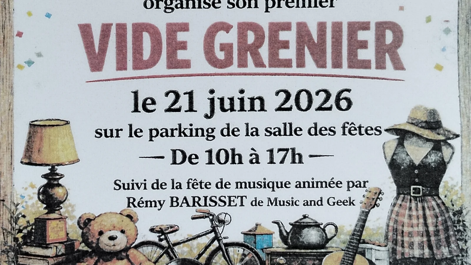 Photo de couverture - Vide Grenier