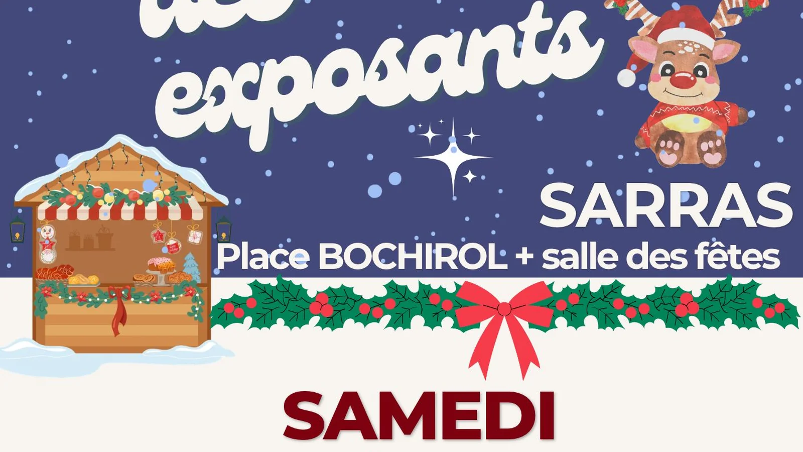 Affiche de Marché de noël