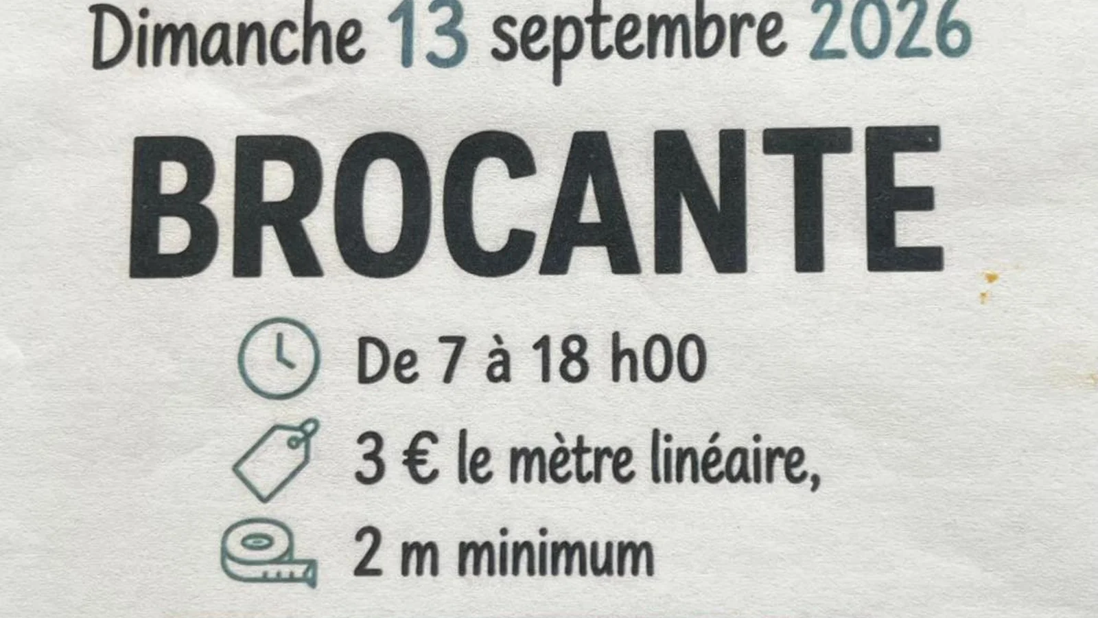Photo de couverture - BROCANTE