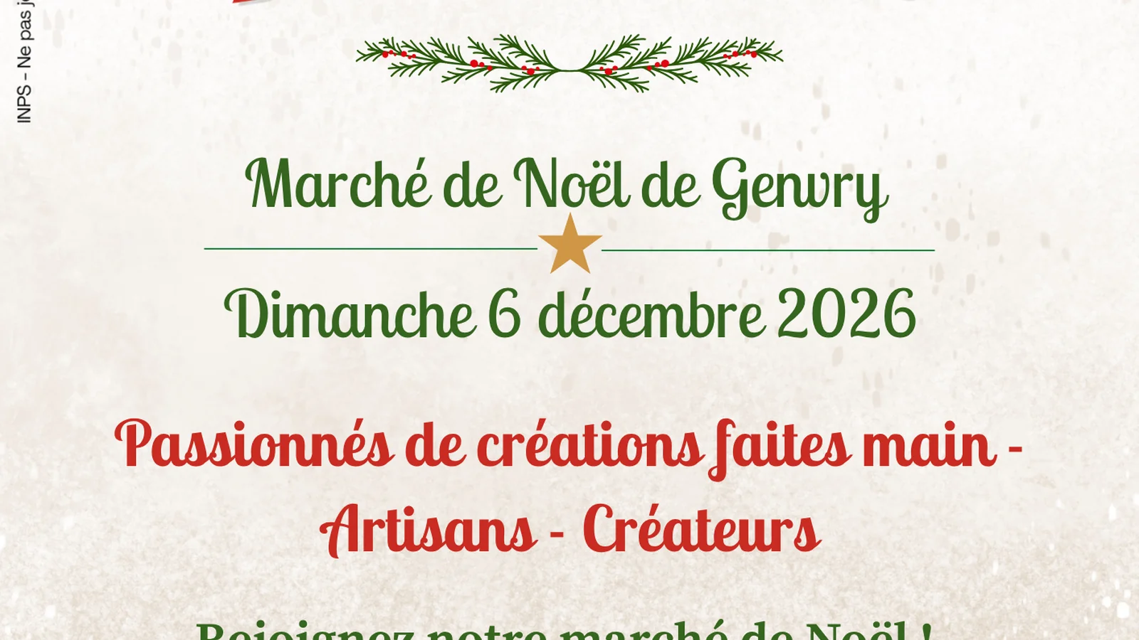 Photo de couverture - Marché de Noël de Genvry
