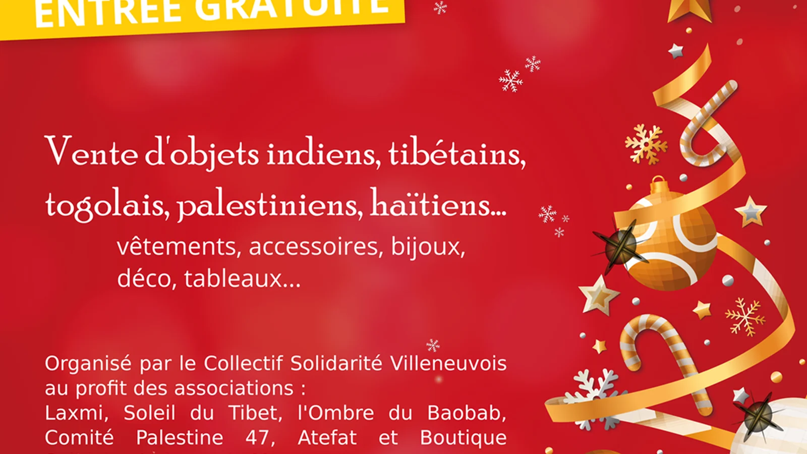 Photo de couverture - Marché de Noël Solidaire
