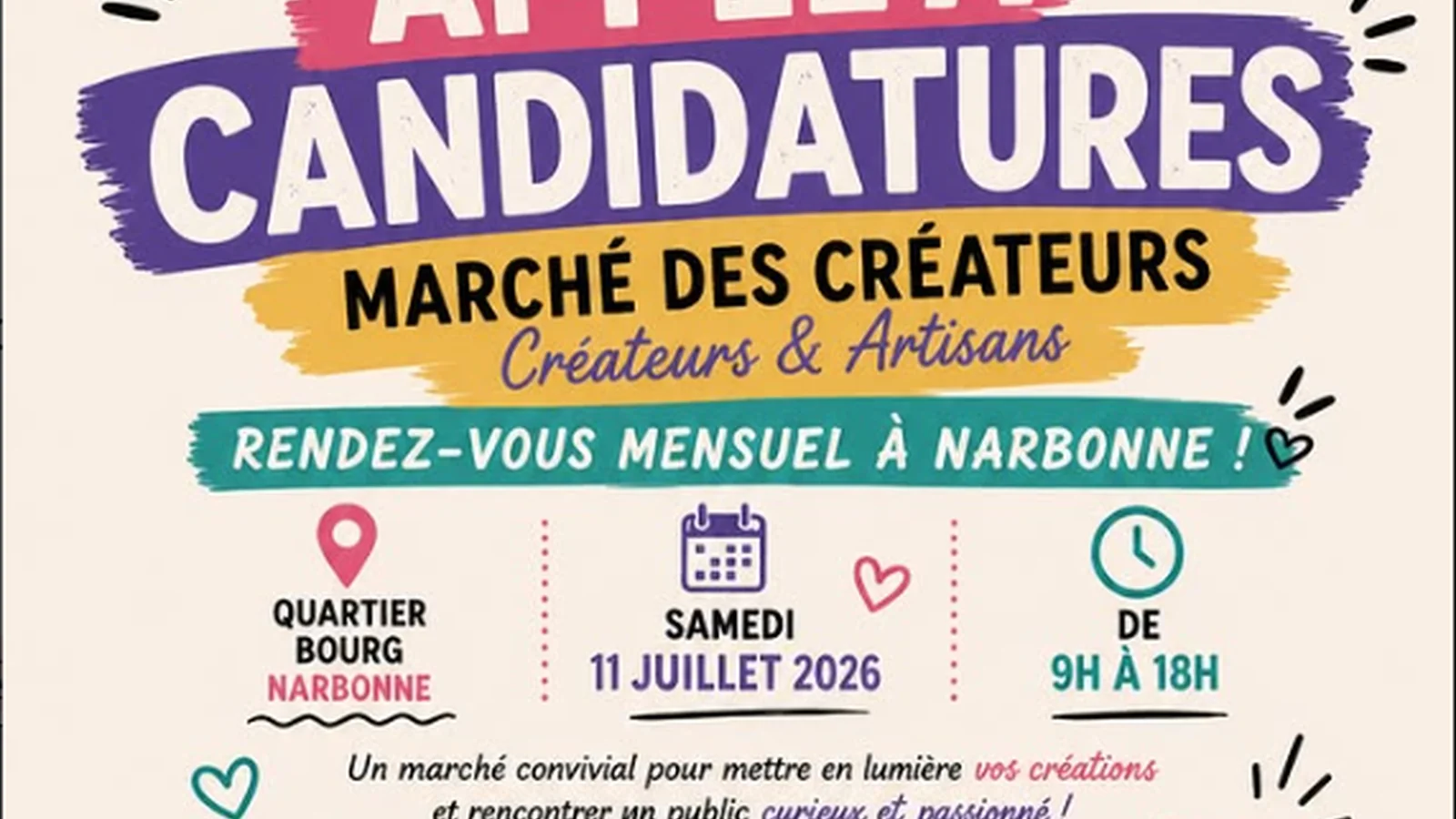 Photo de couverture - Créateurs & Artisans de Narbonne ✨