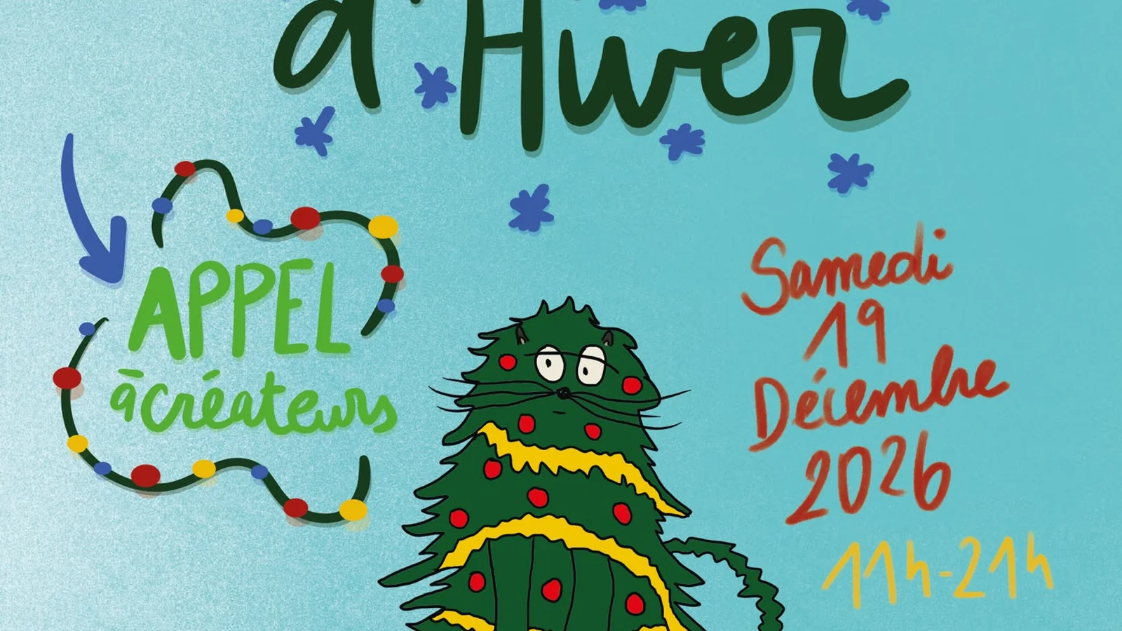 Affiche de Marché d'Hiver - Big Box